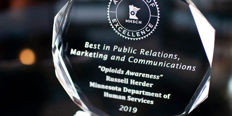 Minnesota Health Strategy and Communications Network award russell herder