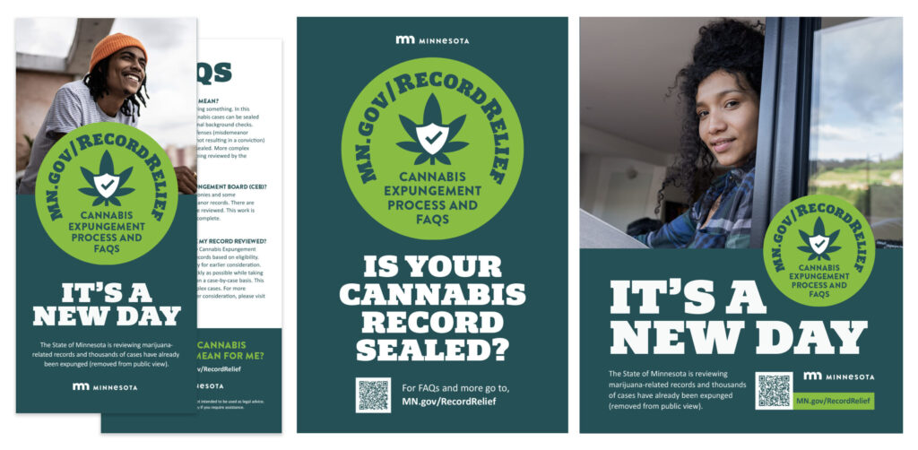Flyers on the Cannabis Expungement Process and FAQs